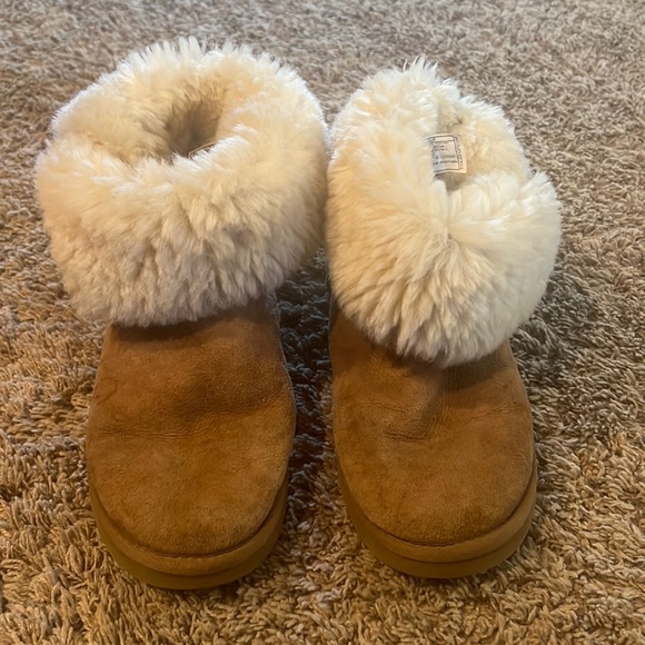 UGG Shoes - UGG suede shearling boots size 8 #130